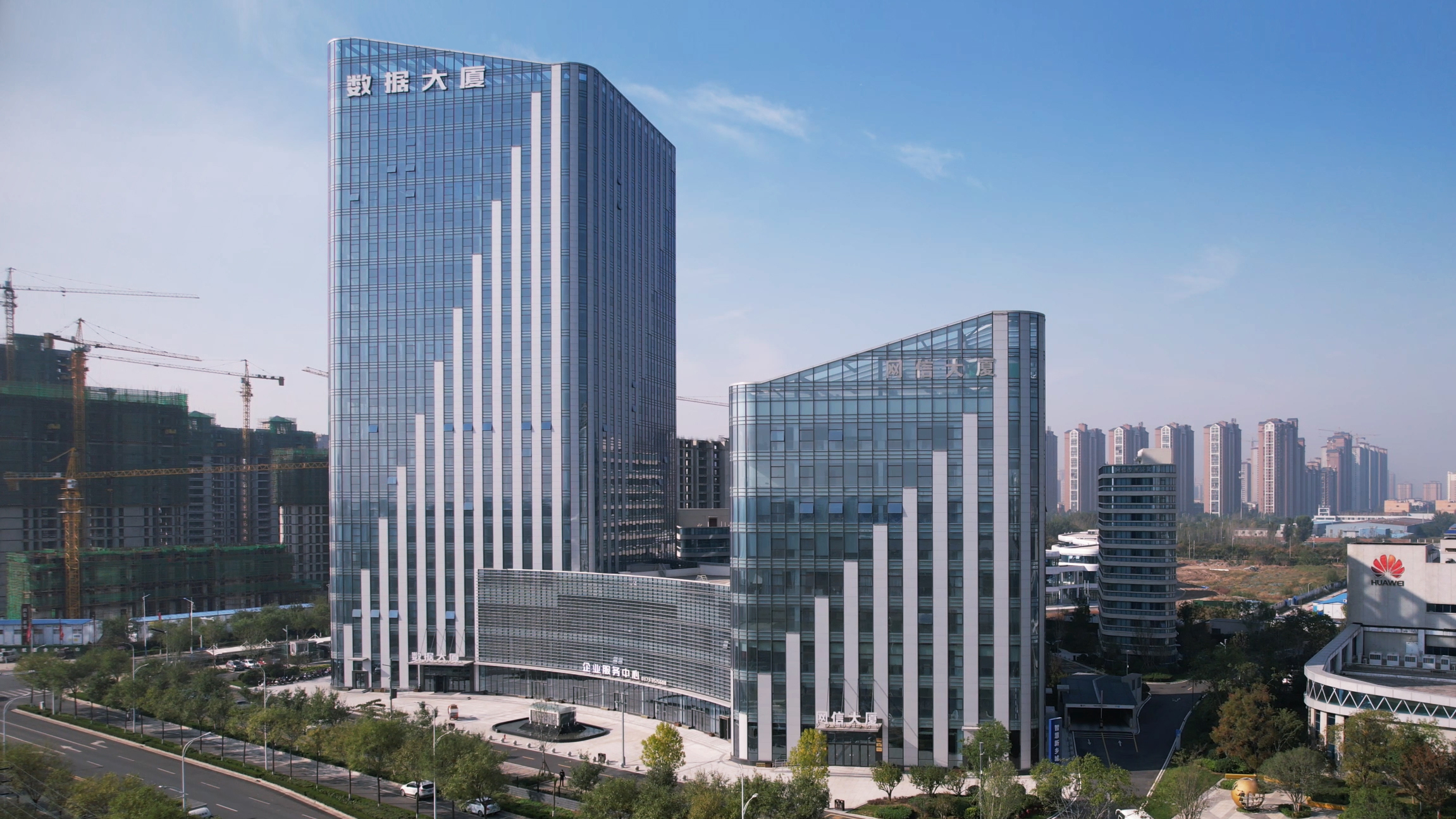 天豐裝配式鋼結構項目——新鄉華為大數據產業園 天豐裝配式鋼結構項目——新鄉華為大數據產業園